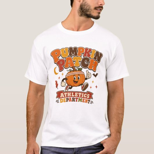 Pompoenveld Atletiek Afdeling T-shirt (Voorkant)