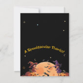 Pompoenveld Bedankt — Halloween (Achterkant)