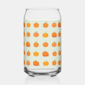 Pompoenveld Blikvorm Glas (Voorkant)
