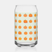Pompoenveld Blikvorm Glas (Achterkant)