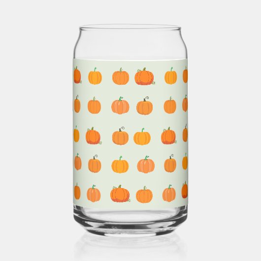 Pompoenveld Blikvorm Glas (Rechts)