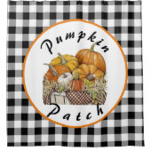 Pompoenveld Douchegordijn (Voorkant)