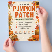 Pompoenveld Flyer (Hand)