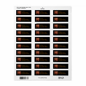 Pompoenveld Herfst Oogst Fotografie Etiket (Full Sheet)