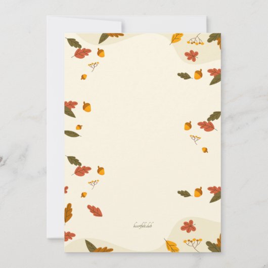 Pompoenveld Kaart (Achterkant)