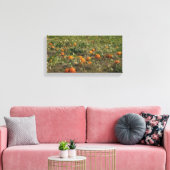 Pompoenveld Muurkunst Canvas Afdruk (Insitu (Woonkamer))