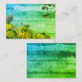 Pompoenveld Plat Notitiekaart Notitiekaartje (Voorkant / Achterkant)