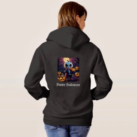 Pompoenveld Skelet Gezel Hoodie