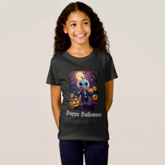 Pompoenveld Skelet Gezel T-shirt