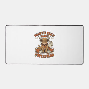 Pompoenveld-supervisor Highland Cow Vintage T-shir Bureaumat