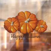 Pompoenvenster klampt raamsticker (Vel 2)