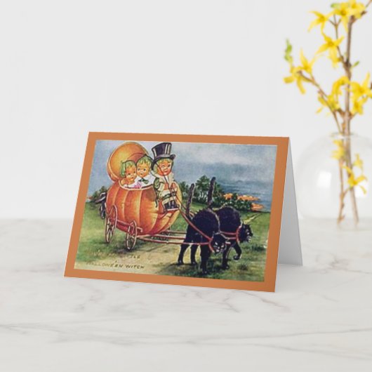 Pompoenvervoer Kaart (Gele Bloem)