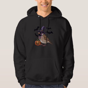 Pompoenvleermuis heks kostuum mus vogel Halloween Hoodie