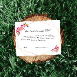 Pompoenvlees Baby shower Stamboes Kaart