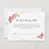 Pompoenvlees Baby shower Stamboes Kaart (Voorkant)