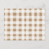 Pompoenvlees Boerderij Animal Tractor Floral Advic Informatiekaartje (Achterkant)