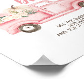 Pompoenwagen Baby shower Momosa Bar Poster (Hoek)