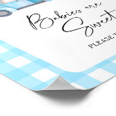 Pompoenwagen - baby's zijn zoet poster (Hoek)