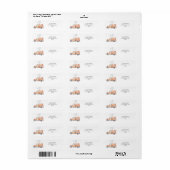 pompoenwagen etiket (Full Sheet)