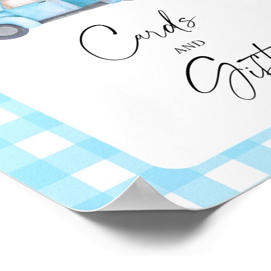 Pompoenwagen - KAARTEN EN GESCHENKEN Poster (Hoek)