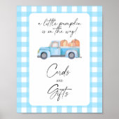 Pompoenwagen - KAARTEN EN GESCHENKEN Poster (Voorkant)
