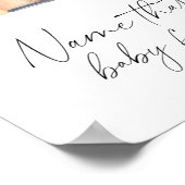 Pompoenwagen - noem dat baby eten poster (Hoek)