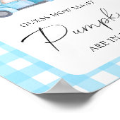 Pompoenwagen - raad hoeveel pompoenen poster (Hoek)