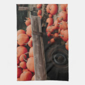 pompoenwagen theedoek (Verticaal)