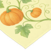 Pompoenwijnstok met fries van bloemen korte tafelloper (Hoek)