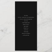 Pompoenwijnstokken Trouwprogramma Programmakaart (Achterkant)