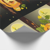 Pompoenwitstinkpapier Cadeaupapier (Hoek)