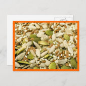 Pompoenzaad en gemengde Briefkaarten (Voorkant / Achterkant)