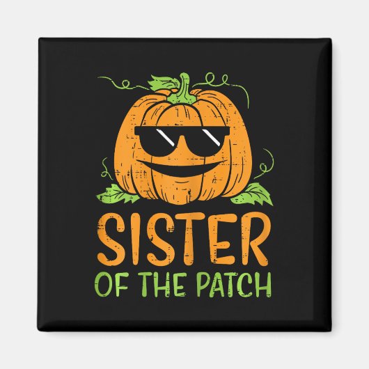 pompoenzuster van de "Patch Halloween"-familie Magneet (Voorkant)