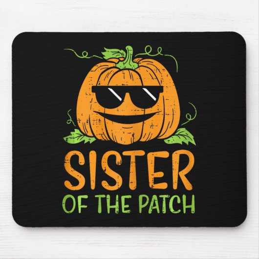 pompoenzuster van de "Patch Halloween"-familie Muismat (Voorkant)