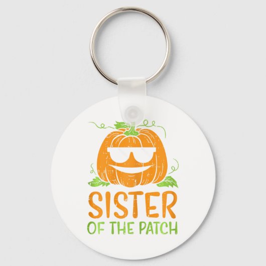 pompoenzuster van de "Patch Halloween"-familie Sleutelhanger (Voorkant)