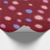 pompomen cadeaupapier (Hoek)