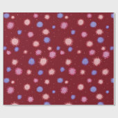 pompomen cadeaupapier (Vlak)