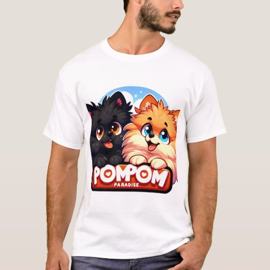 PomPomParadise tshirt jerbear en eeve (Voorkant)