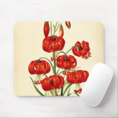 Pompone Red Lily  Botanisch Muismat (Met muis)