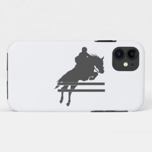 Pomppaard silhouet - Kies achtergrondkleur Case-Mate iPhone Case