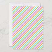 Pompuitnodiging / Trampoline-uitnodiging Kaart (Achterkant)