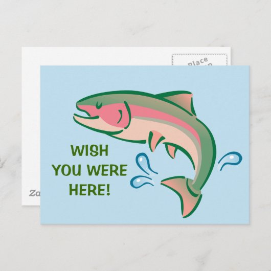 Pompvis Briefkaart (Voorkant / Achterkant)