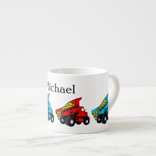 Pompwagens voor kinderen espresso kop (Voorkant rechts)