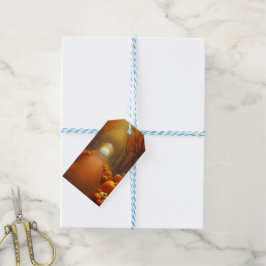 Pompweg Mooie Herfsttafereel Aangepast  Cadeaulabel