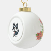 pomsky cartoon.png keramische bal ornament (Rechts)