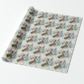 Pomsky Christmas Wrapping Paper Cadeaupapier (Uitgerold)