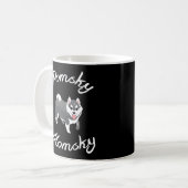 Pomsky Momsky Pet Pomsky mama Koffiemok (Voorkant links)