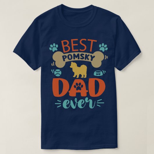 Pomsky T-shirt (Design voorkant)
