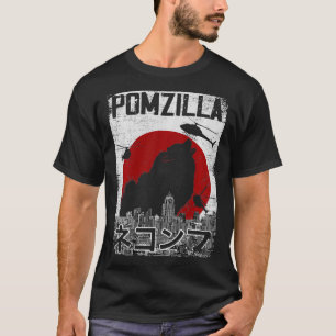 Pomzilla  retro Pommerse Hondenliefhebber 50 T-shirt