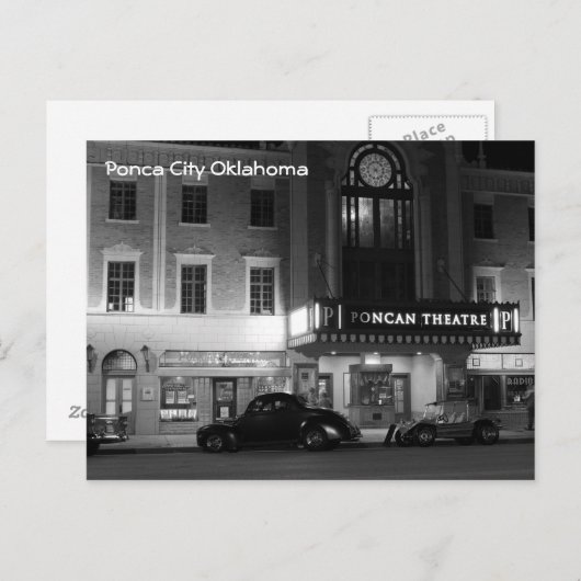 Ponca City 2 Briefkaart (Voorkant / Achterkant)